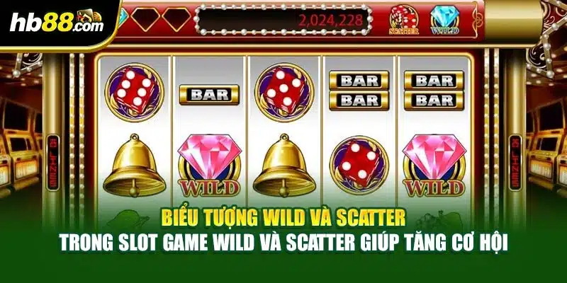 Biểu tượng Wild và Scatter trong slot game Wild và Scatter giúp tăng cơ hội