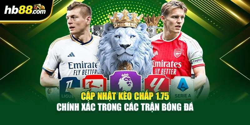 Cập nhật kèo chấp 1.75 chính xác trong các trận bóng đá