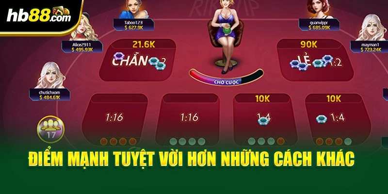 Điểm mạnh tuyệt vời hơn cách khác